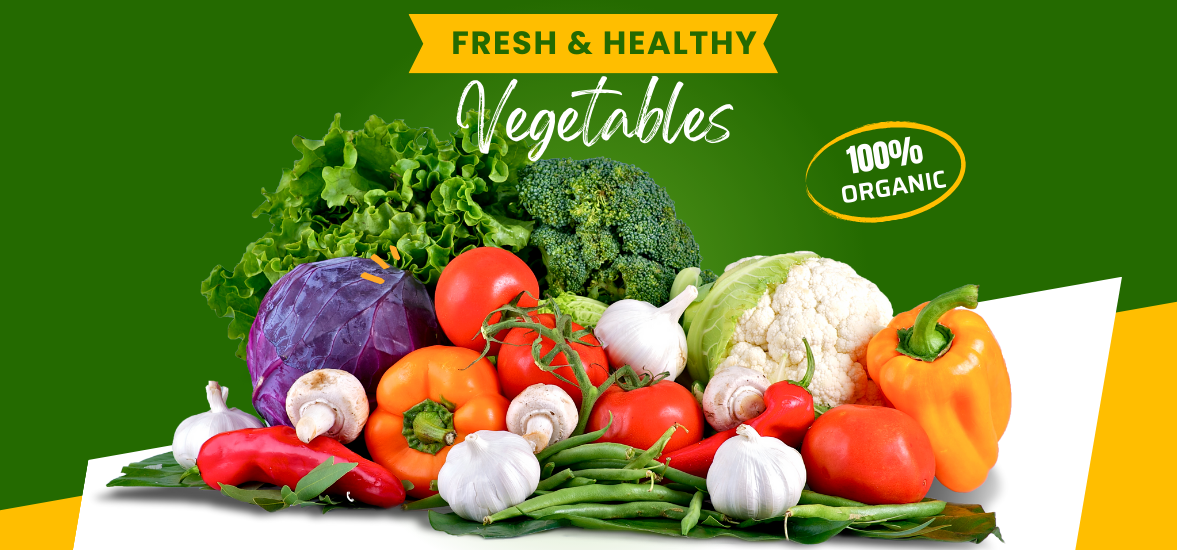 Green Minimalist Fresh & Healthy Organic Vegetables Facebook Post (3)